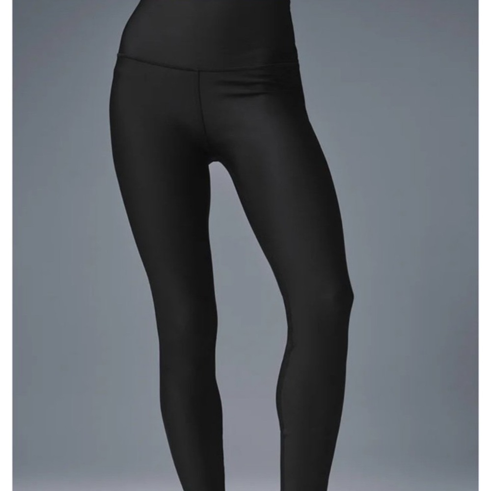 ALO Yoga Women's Airlift Sleek Black Leggings S NWT - Picture 4 of 4